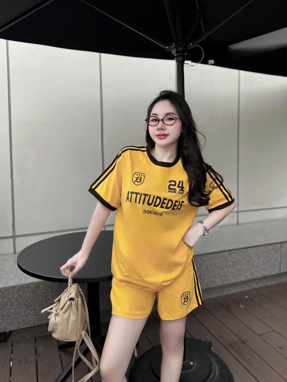 SET ĐÙI THUN COTTON THỂ THAO THÊU CHỮ B /24 KHÁNH LA